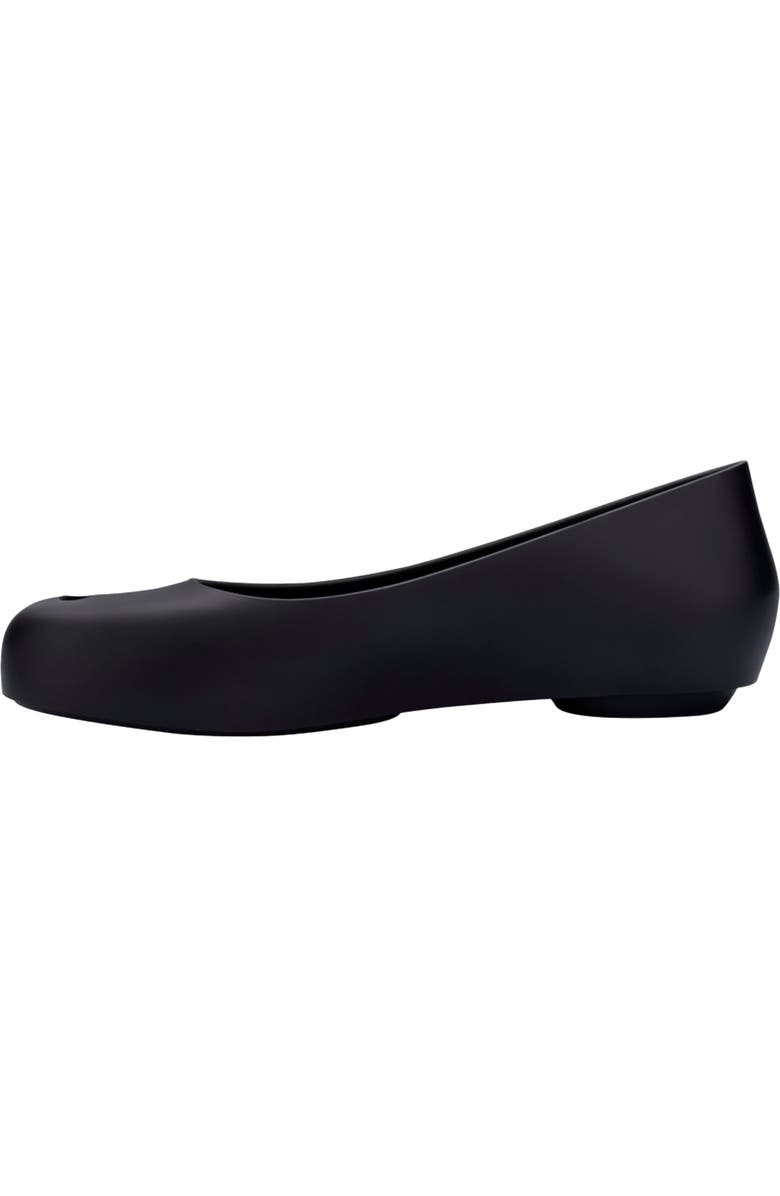 Melissa Ultragirl Futura Flat, Alternate, color, Black