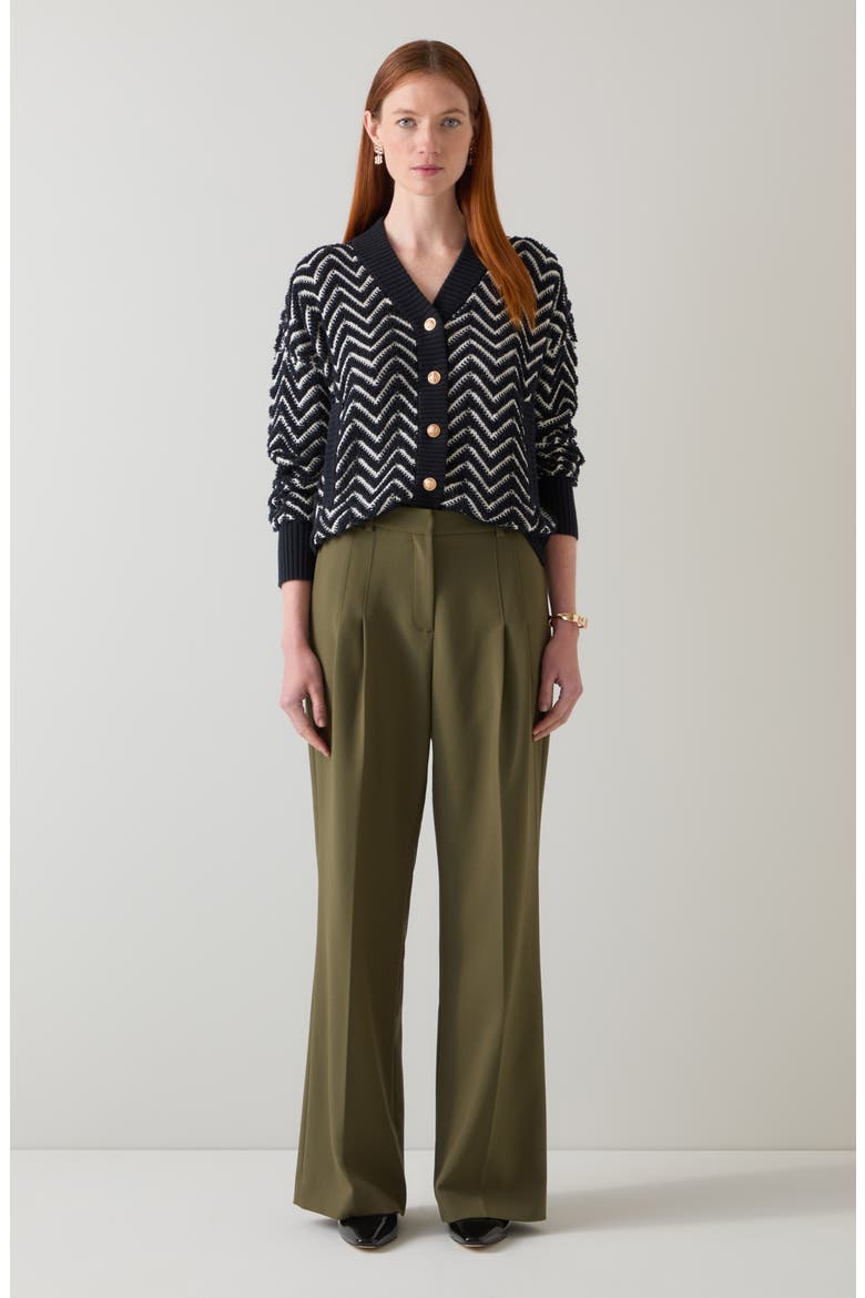 Dakota Loop Cardigan, Alternate, color, BLACK