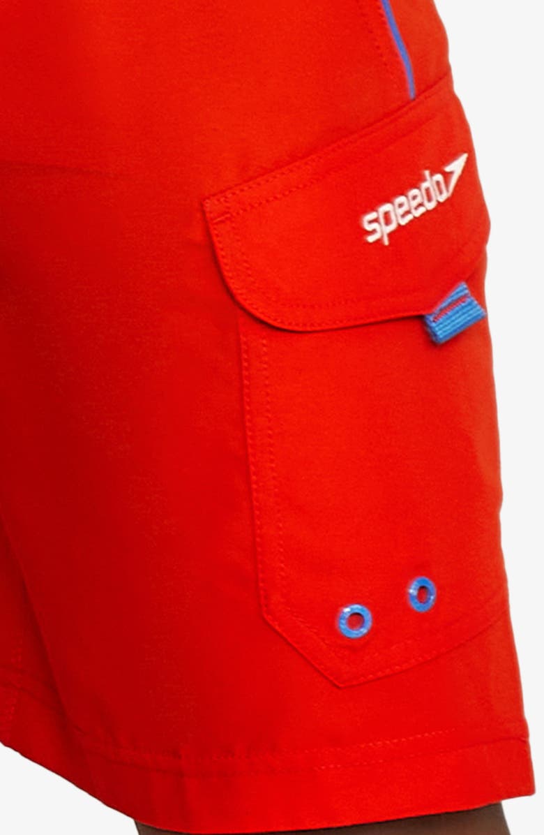 Speedo<sup>®</sup> Marina Sport Volley Swim Trunks, Alternate, color, Spicy Orange