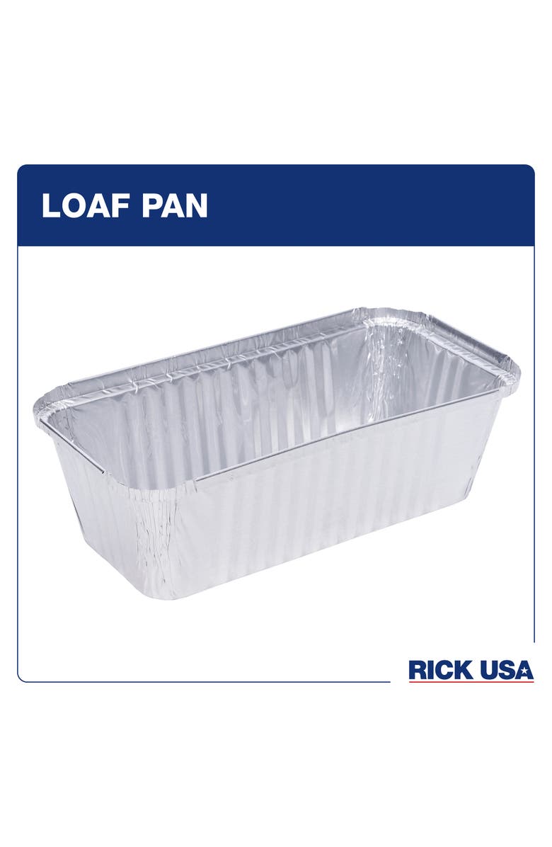 RICK USA 8 Inch Aluminum Loaf Pan, 25 Pack, Alternate, color, 