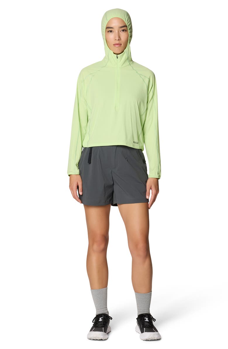 Mountain Hardwear Sunshield UPF 50+ Hoodie, Alternate, color, Frozen In Lime
