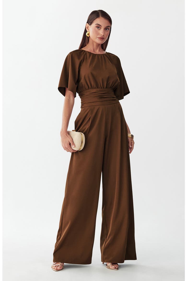 Penny Jumpsuit, Main, color, Chocolate