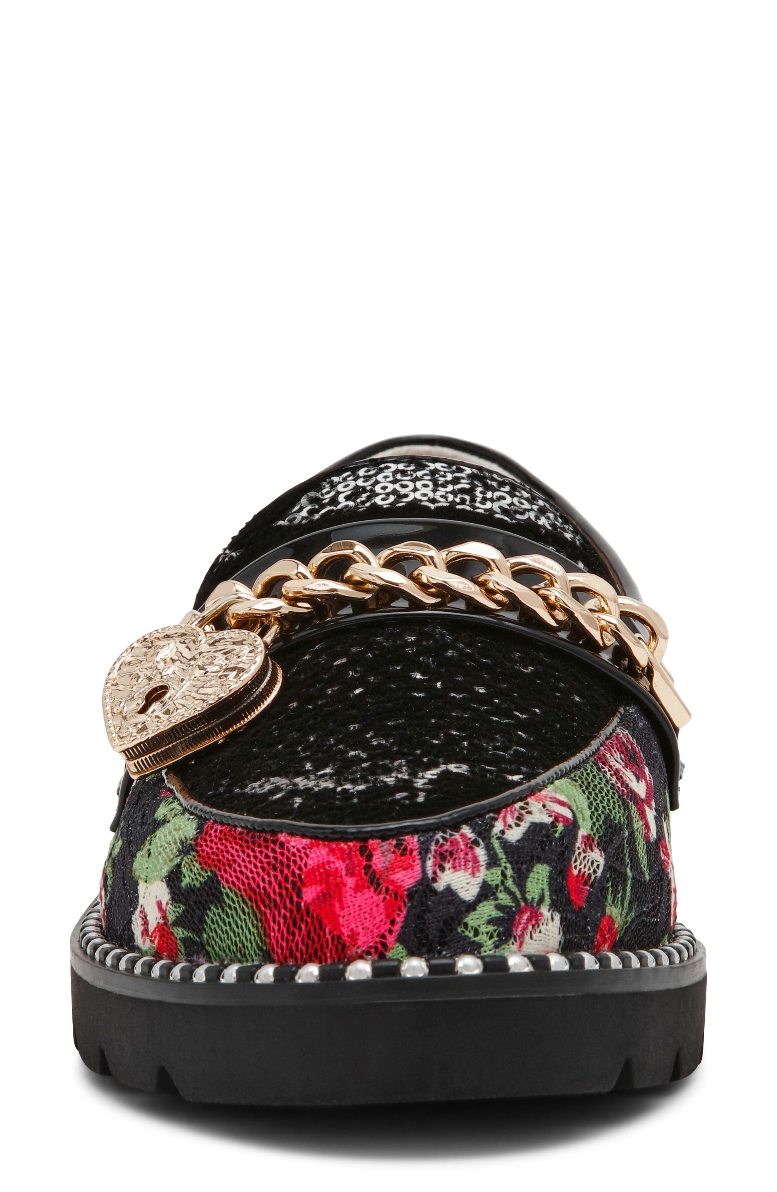 Alfie Loafer, Alternate, color, BLACK ROSE