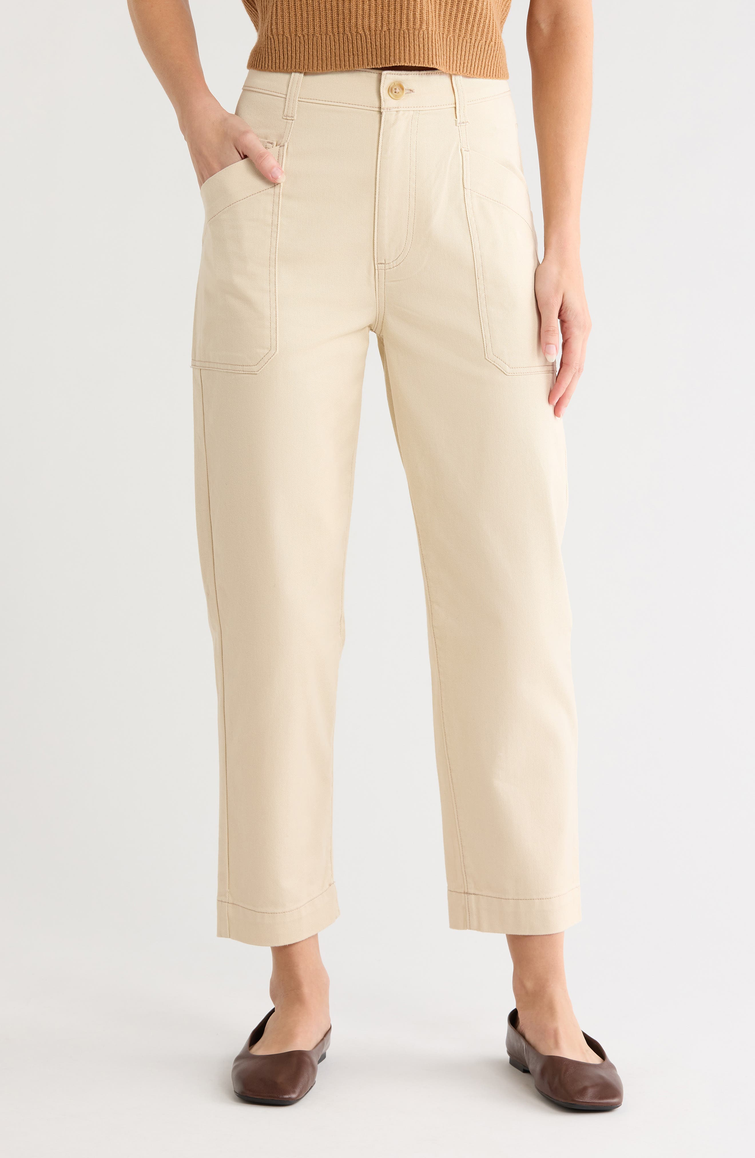 Yuko Tapered Ankle Safari Pants