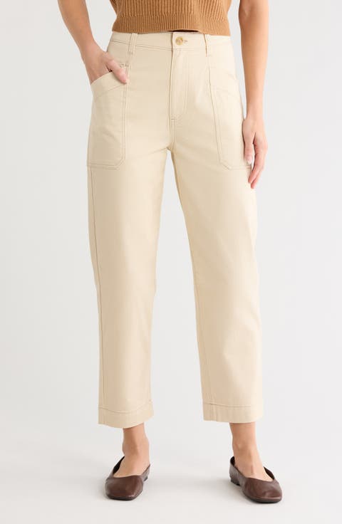Yuko Tapered Ankle Safari Pants