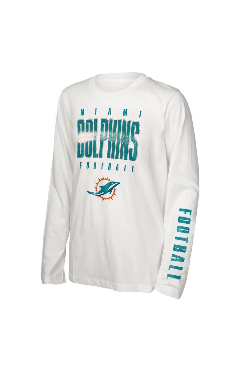 Outerstuff Youth Outerstuff Miami Dolphins The Mix Combo T-Shirt Set, Alternate, color, Aqua