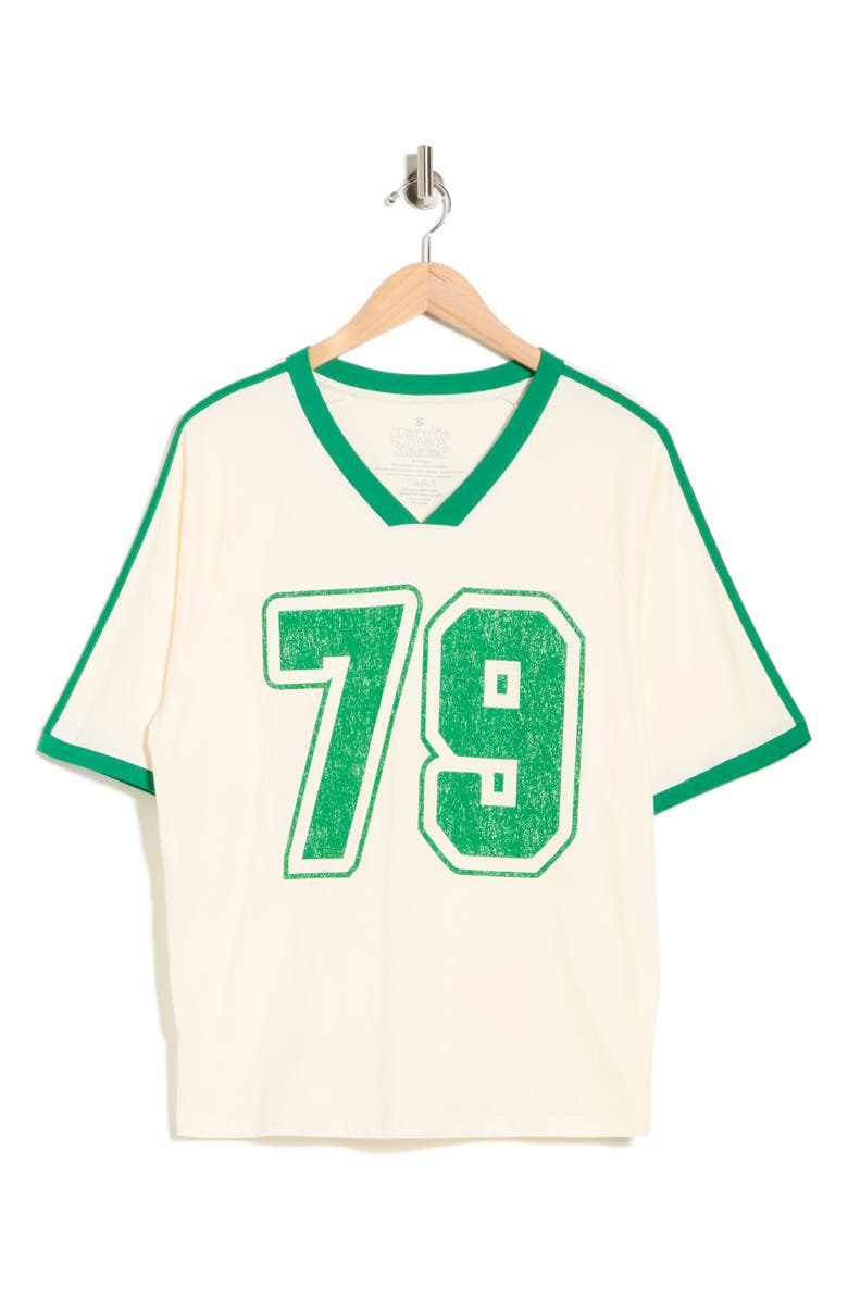 Goodie Two Sleeves 79 Bowling Summer Jersey, Main, color, White