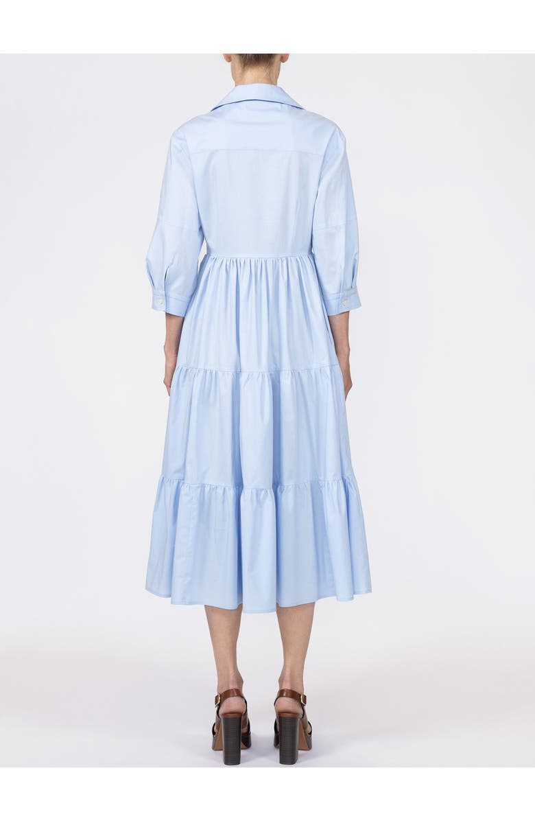 Callas Milano Marseille Tiered dress, Alternate, color, Pale Blue