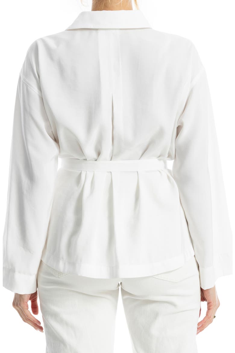Belted Shirt, Alternate, color, WHITE