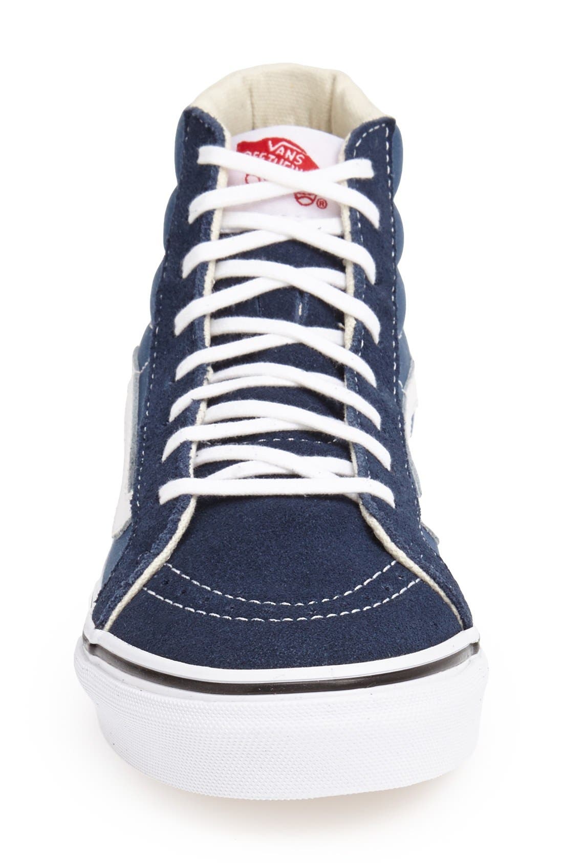 'Sk8-Hi Slim' Sneaker, Alternate, color, NAVY/ TRUE WHITE
