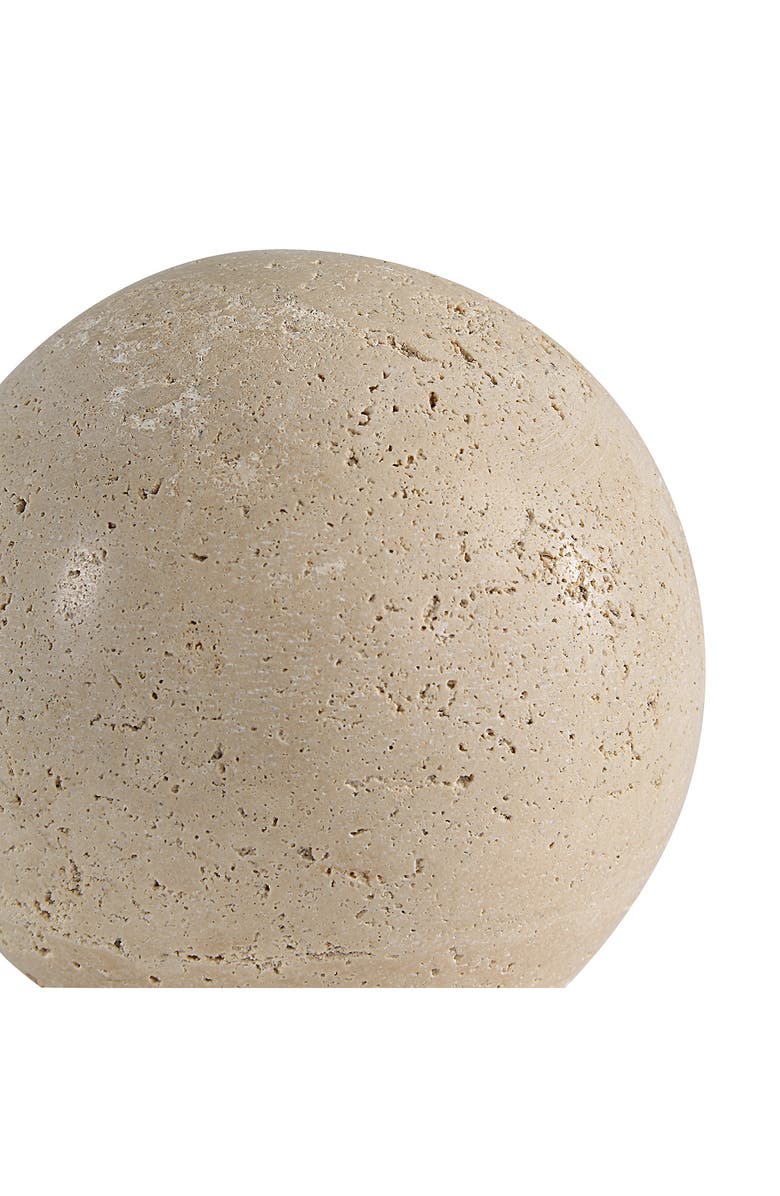 Renwil Travertine Decorative Ball, Alternate, color,