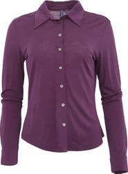 Lords of Harlech Scarlet Merino Wool Shirt