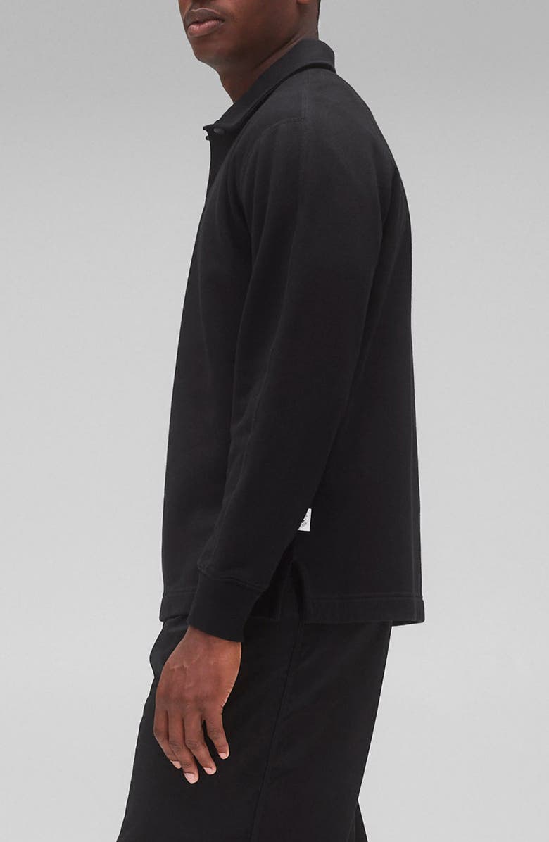 Reigning Champ Midweight Terry Rugby Sweatshirt, Alternate, color, 