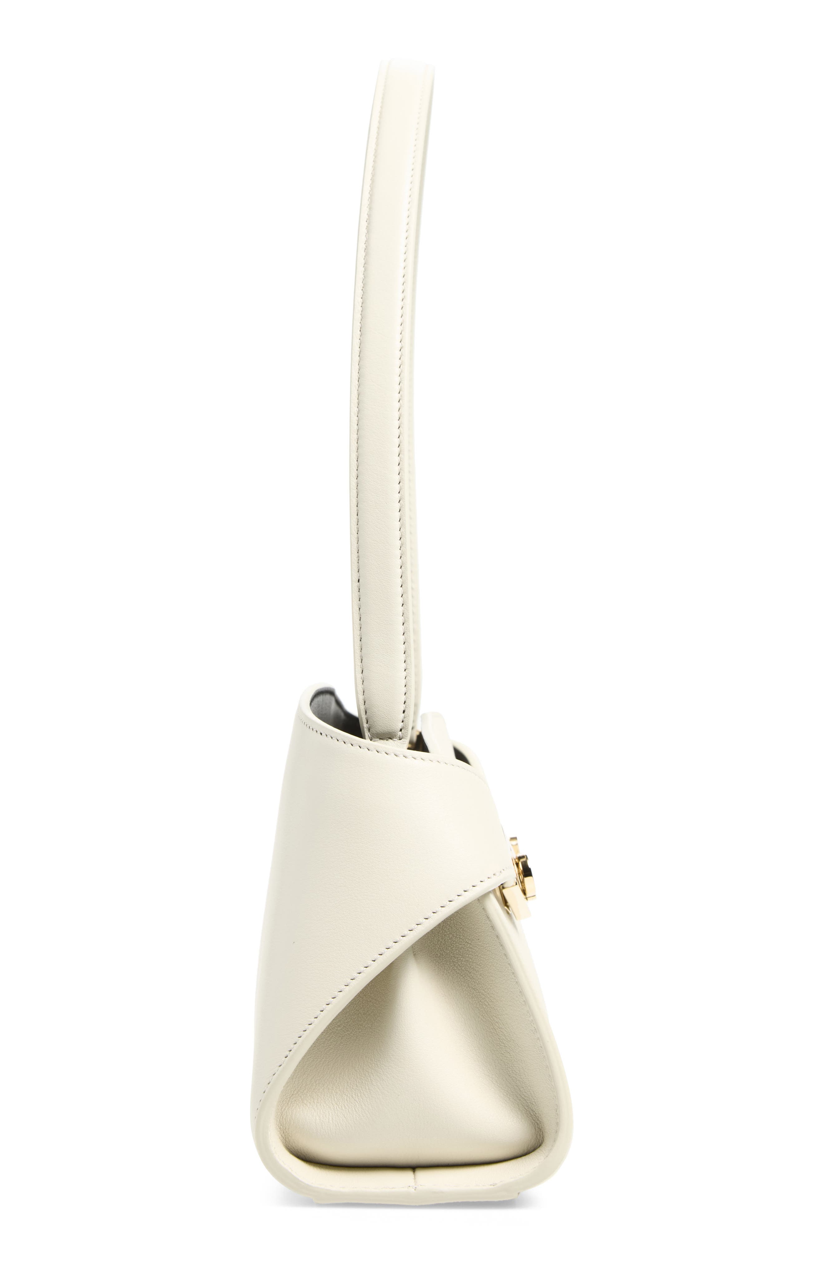 Hug Leather East/West Shoulder Bag, Alternate, color, MASCARPONE