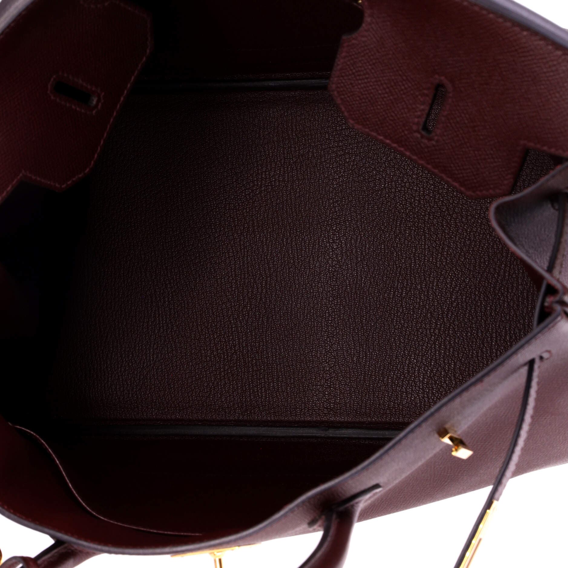 Pre-Owned Hermes Birkin Handbag Red Epsom with Gold Hardware 35, Alternate, color, Bordeaux