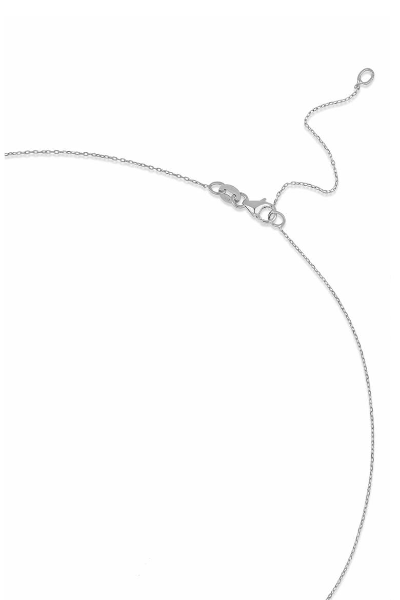 14K Gold Heart Pendant Necklace, Alternate, color, 14K WHITE GOLD