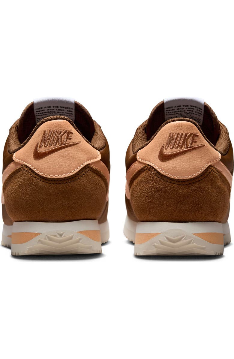 Nike Cortez TXT Sneaker, Alternate, color, British Tan/ Orange/ Sail