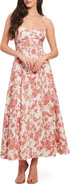 FLYING TOMATO Floral Midi Sundress