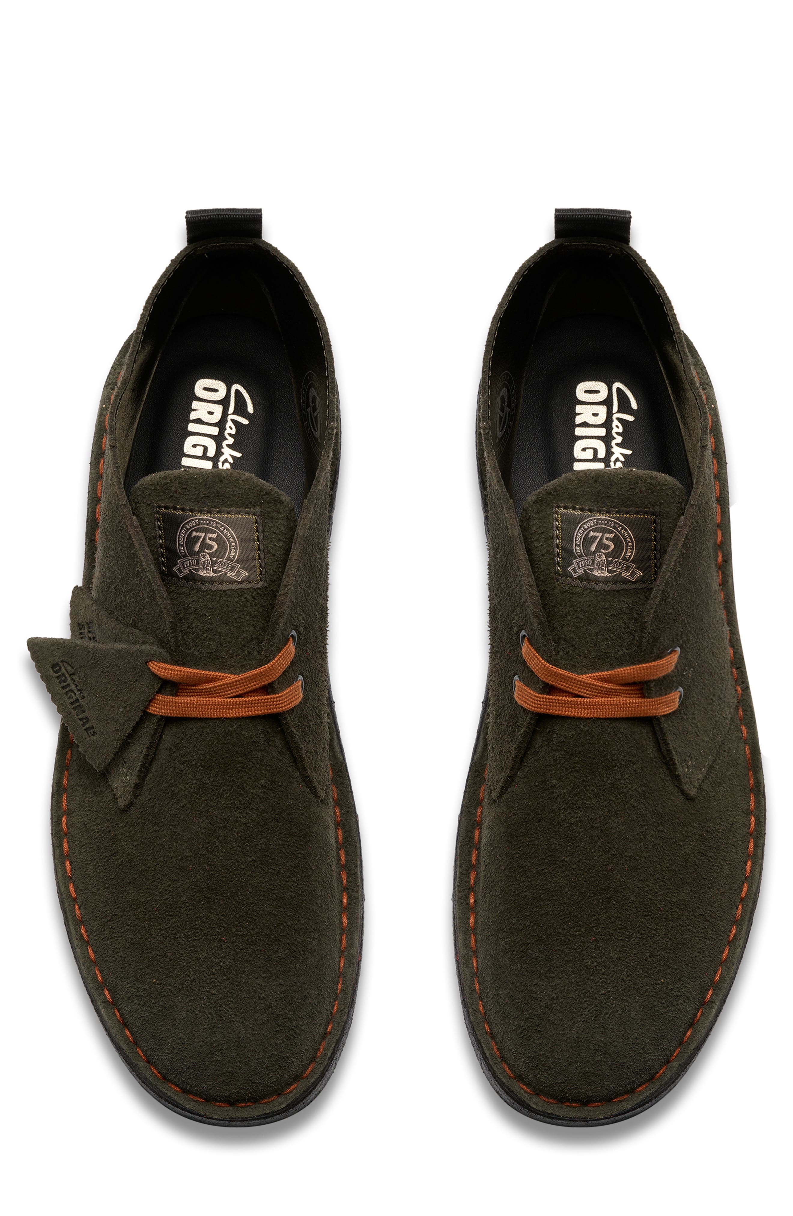 Clarks<sup>®</sup> Originals Desert Boot, Alternate, color, Loden Green Suede