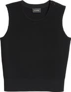 ST. JOHN Piqué Knit Shell