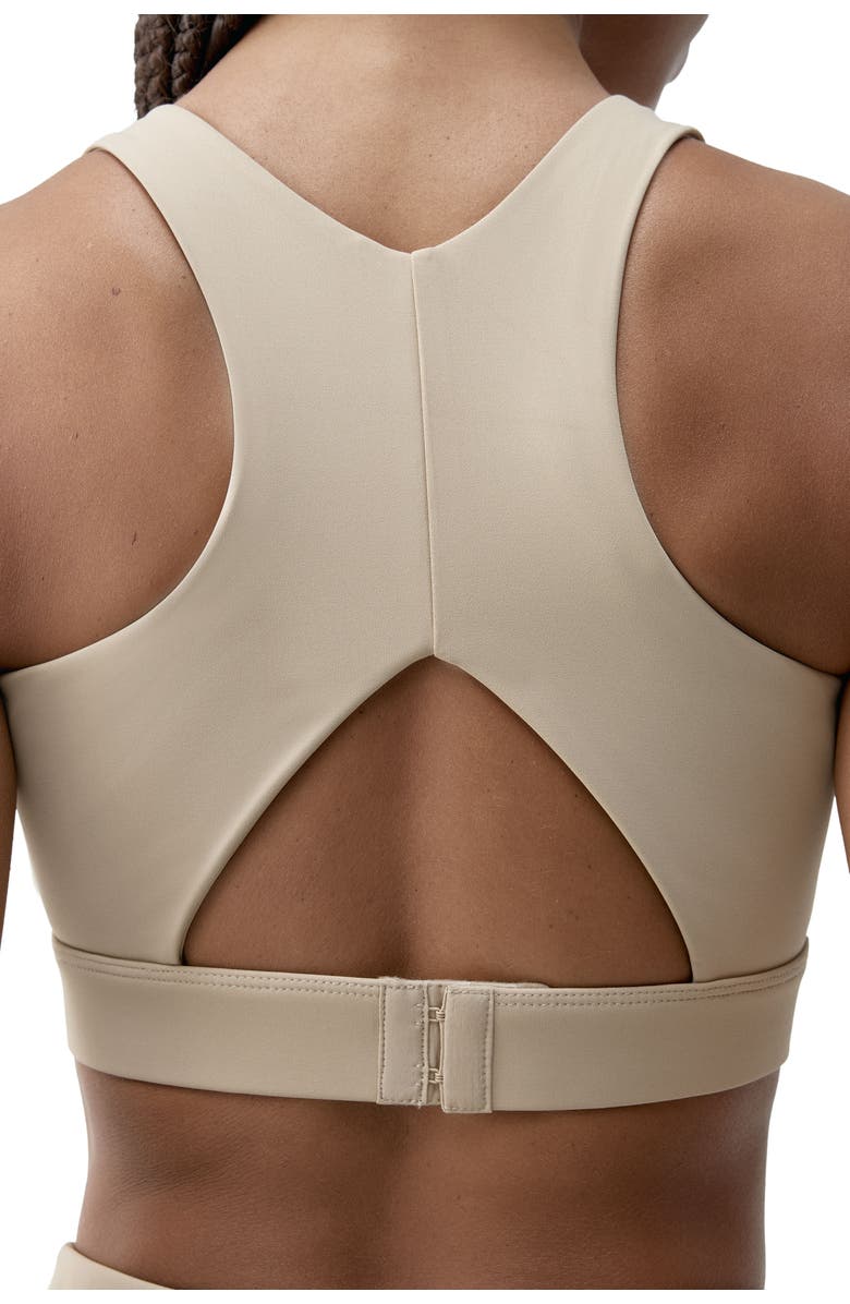 Born Living Yoga Gold Medium Support Performance Sport Top, Alternate, color, Stick