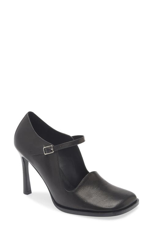 Jeffrey Campbell Moodie Mary Jane Pump In Black