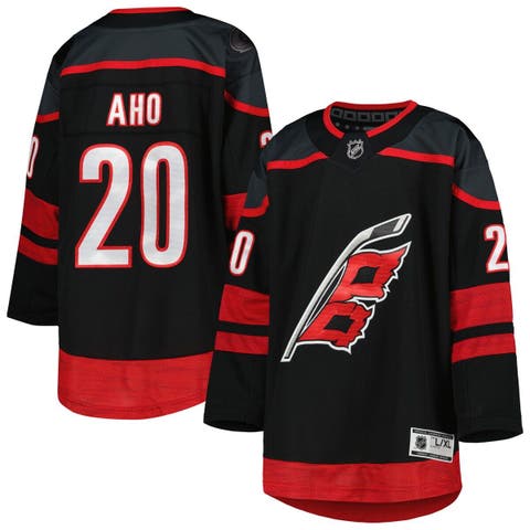 Youth Sebastian Aho Black Carolina Hurricanes Home Premier Player Jersey