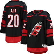 Outerstuff Youth Sebastian Aho Black Carolina Hurricanes Home Premier Player Jersey