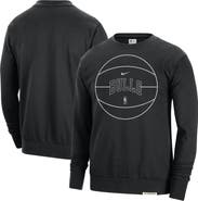Nike Men's Nike Black Chicago Bulls 2023/24 Authentic Standard Issue Travel Performance Pullover Sweatshirt