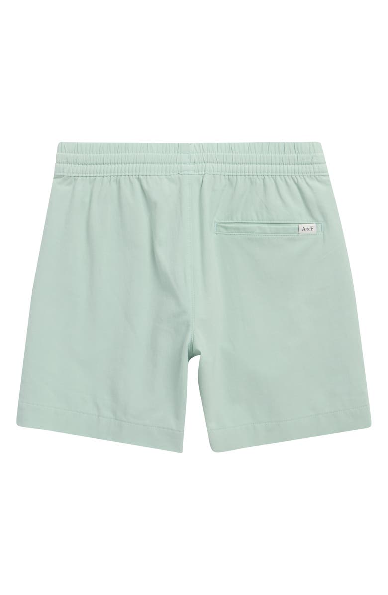 abercrombie kids Kids' Cotton Blend Shorts, Alternate, color, Silt Green