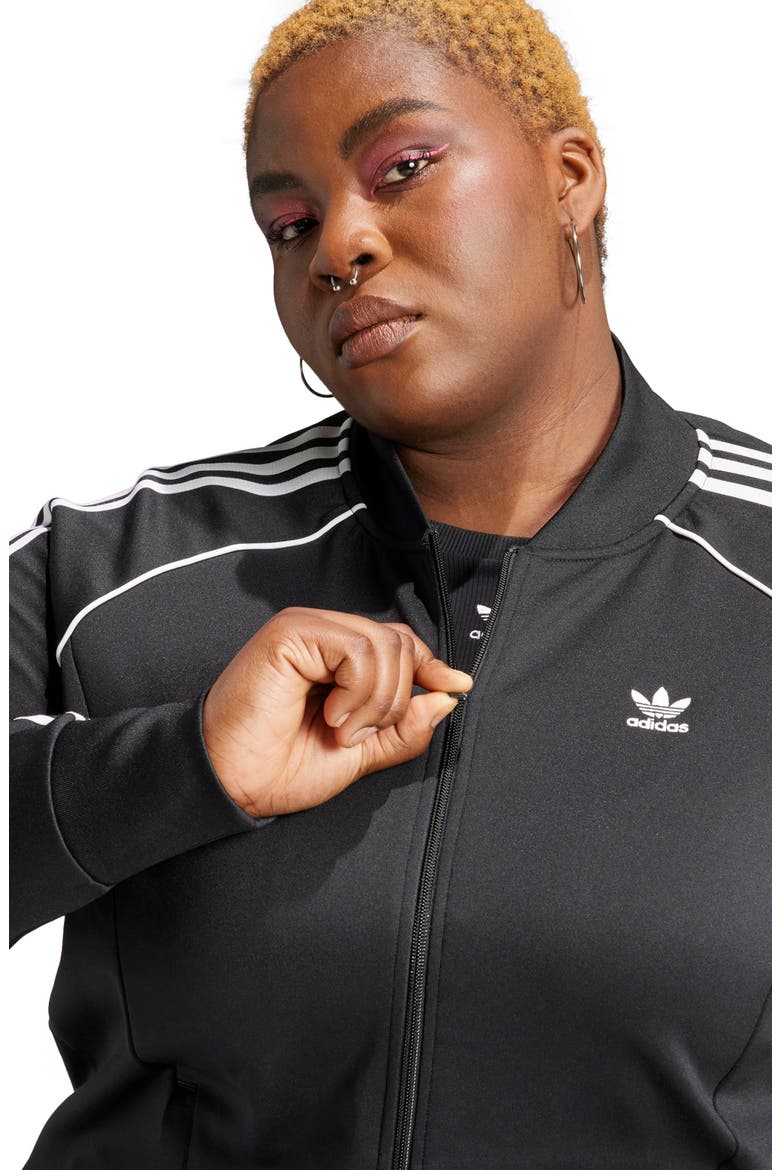 Adicolor Superstar Track Jacket, Alternate, color, BLACK