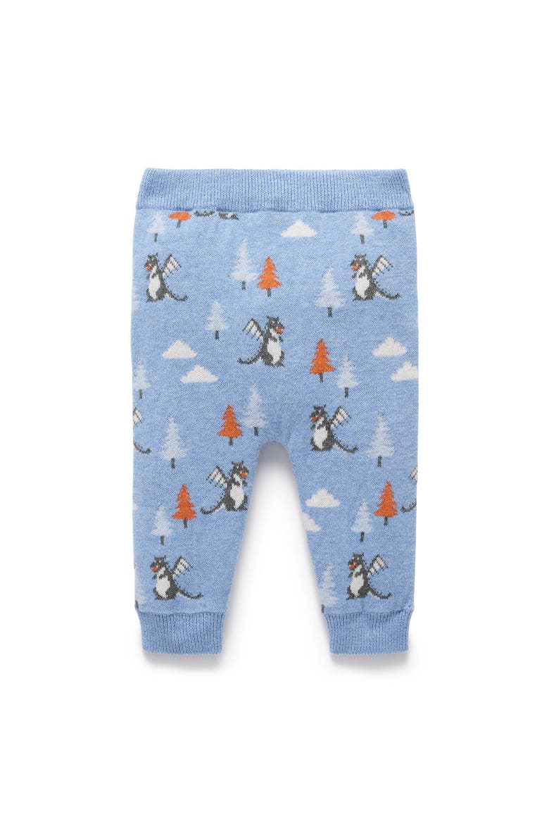 Magical Forest Knit Boys Leggings, Main, color, Forest Jacquard