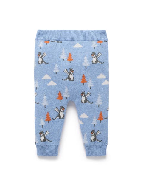 Magical Forest Knit Boys Leggings