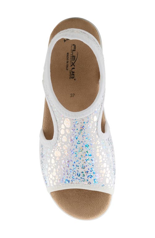 Flexus By Spring Step Nyaman Slingback Sandal In Silver