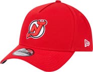 New Era Men's New Era Red New Jersey Devils Core A-Frame 9FORTY Adjustable Hat