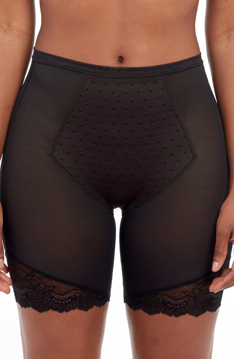 SPANX<sup>®</sup> Spotlight On Lace Mid-Thigh Shorts, Main, color, 