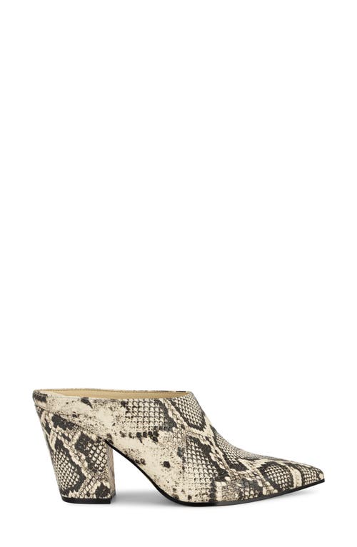 Nine West Amini Pointed Toe Mule In Animal Print