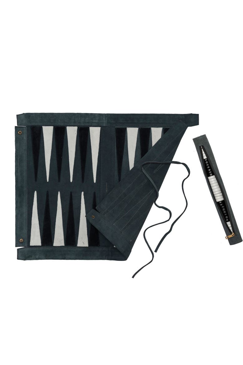 Backgammon Set, Alternate, color, Azulosa