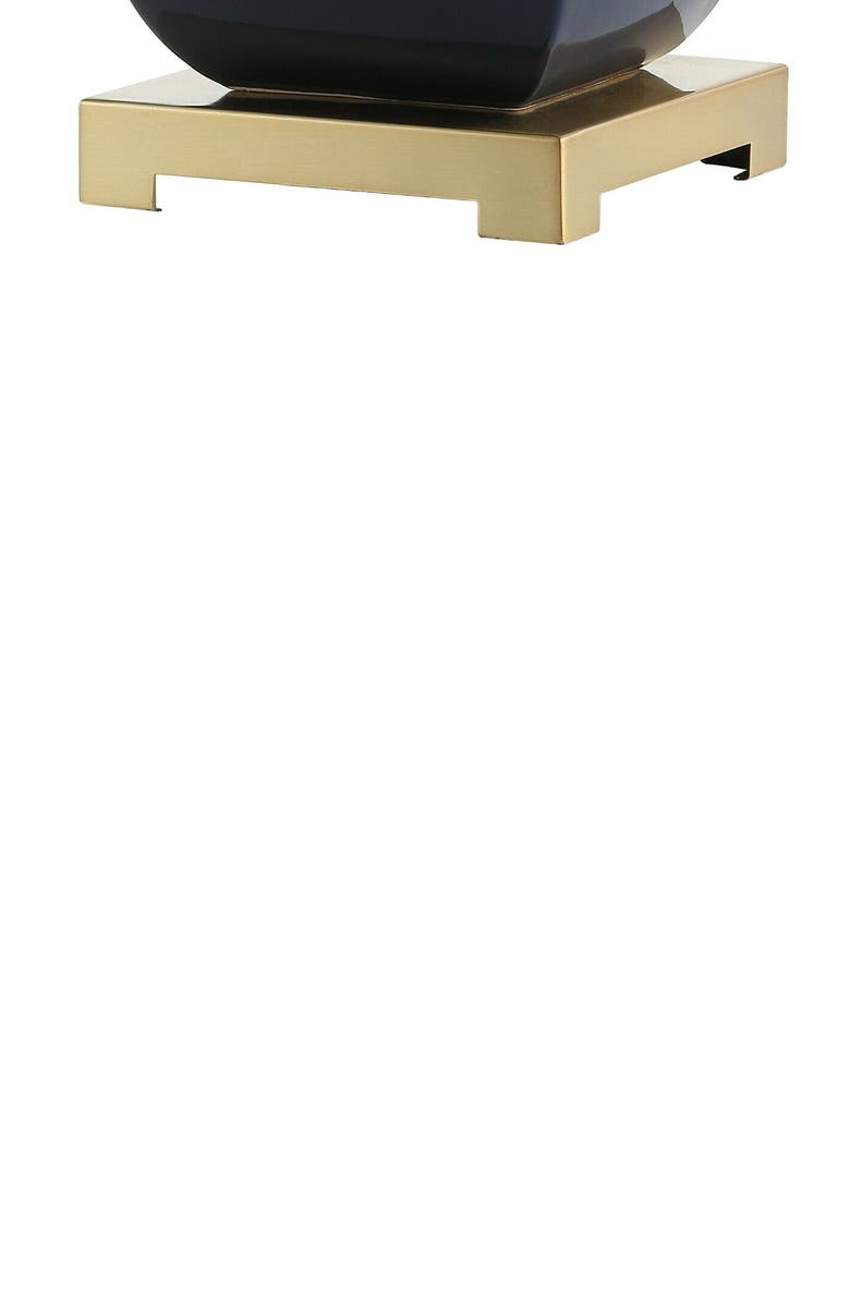 JONATHAN Y Vienna Ceramic LED Table Lamp, Alternate, color, Navy