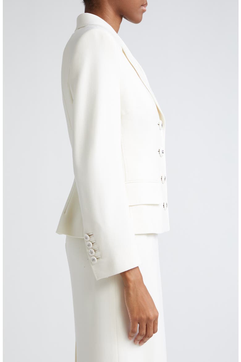 Stretch Wool Blazer, Alternate, color, NATURAL WHITE
