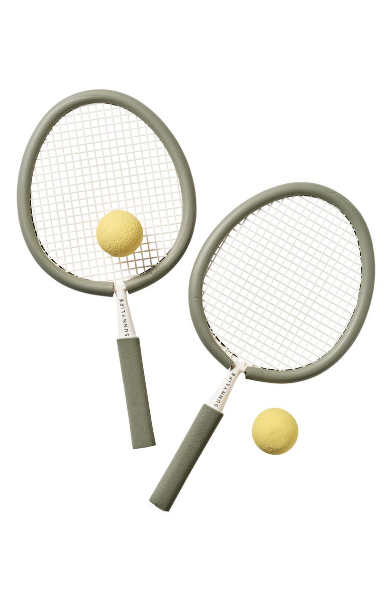 Sunnylife Foam Beach Paddles Set, Alternate, color, Green