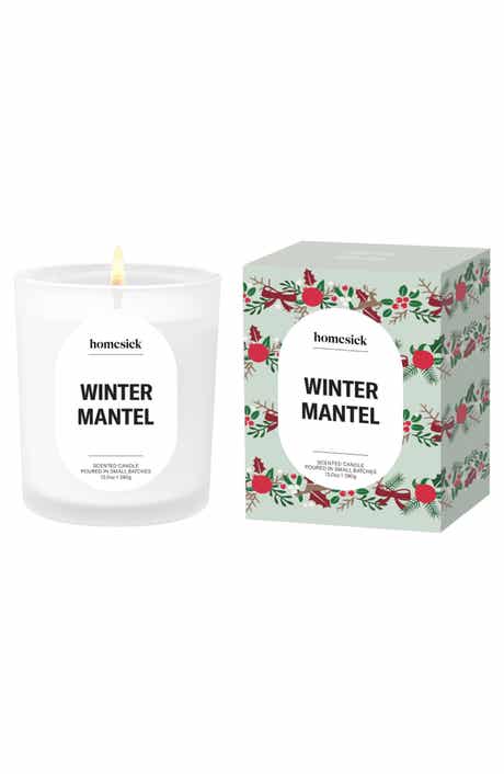 Winter Mantel Candle