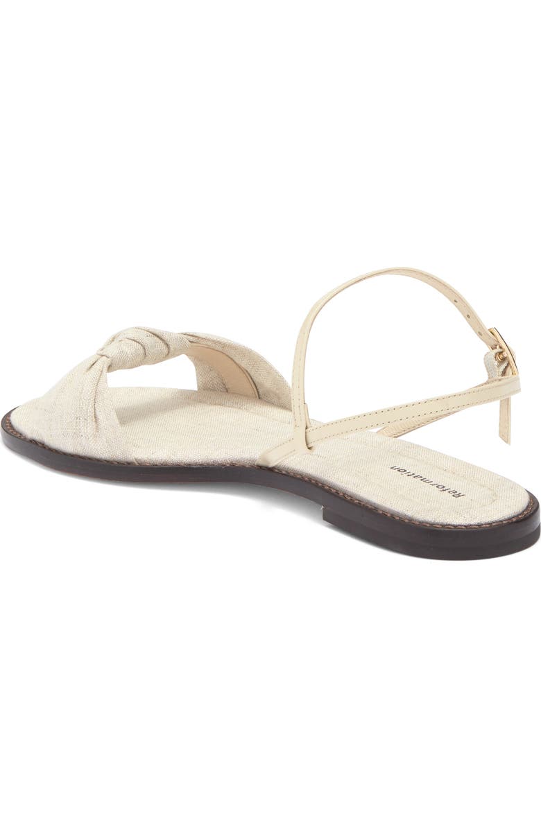 Reformation Cassidy Knot Sandal, Alternate, color,