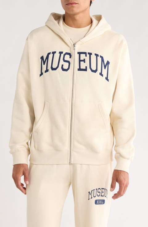 XXL Logo Appliqué Zip Hoodie