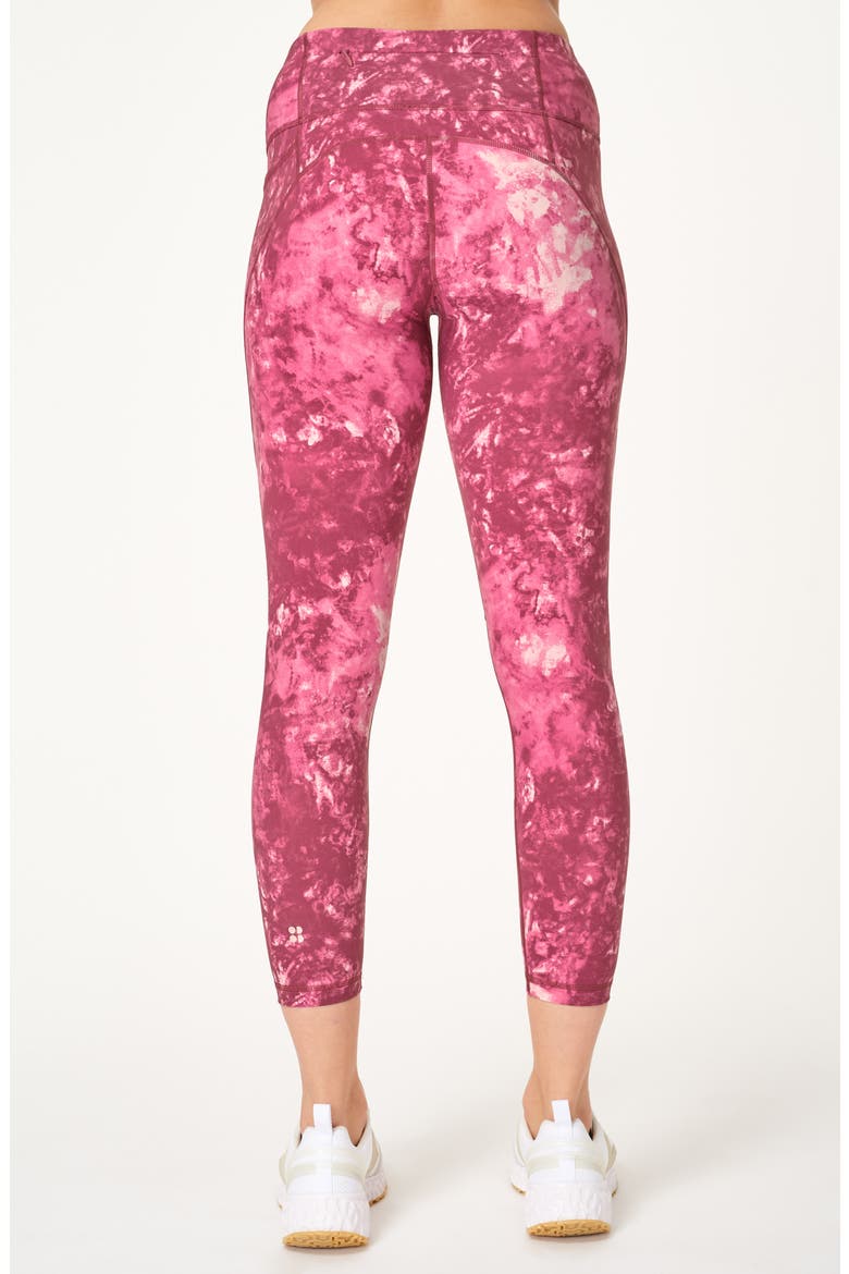 Power Pocket Workout 7/8 Leggings, Alternate, color, PINK TIE DYE PRINT