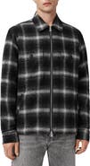 AllSaints Bayo Plaid Cotton Shirt Jacket