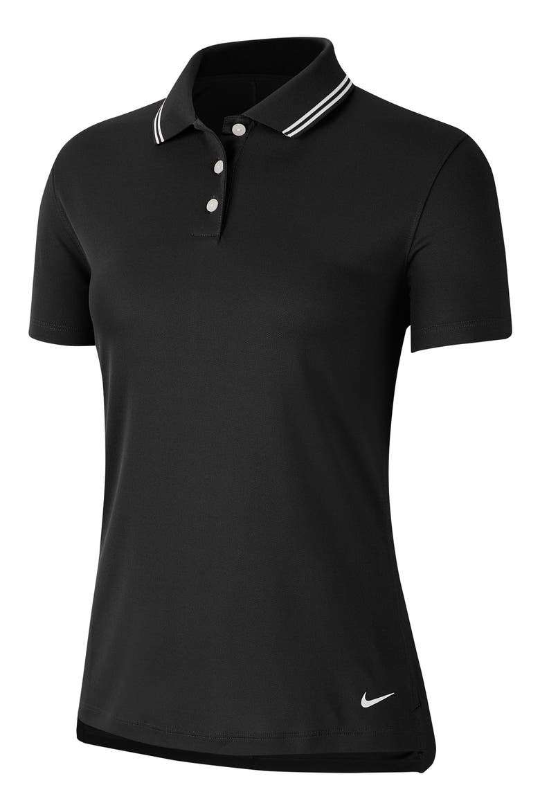 Dry Victory Polo, Alternate, color, BLACK/ WHITE
