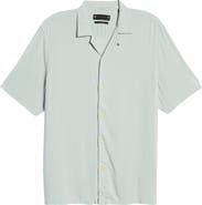 AllSaints Venice Relaxed Fit Short Sleeve Button-Up Camp Shirt