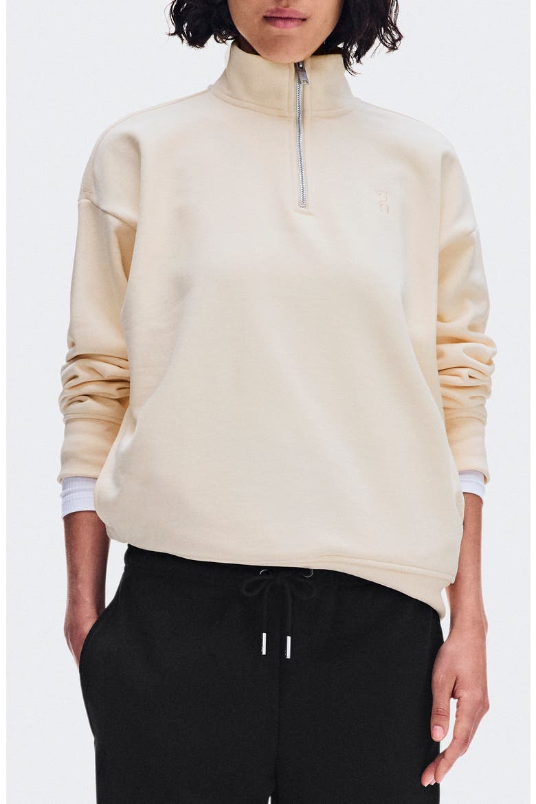 Club Collective Quarter Zip Sweatshirt, Main, color, CHANTILLY