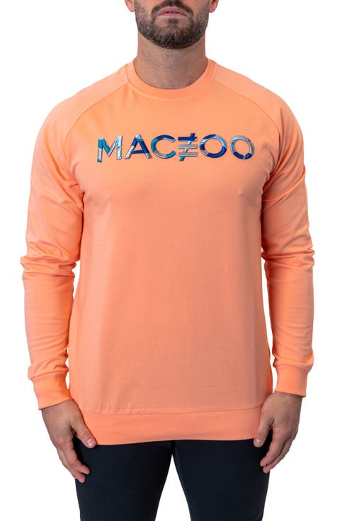 Camo Peach Stretch Cotton Sweatshirt